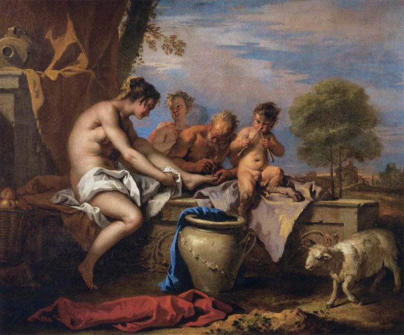  Ninfas e Sátiros - Sebastiano Ricci