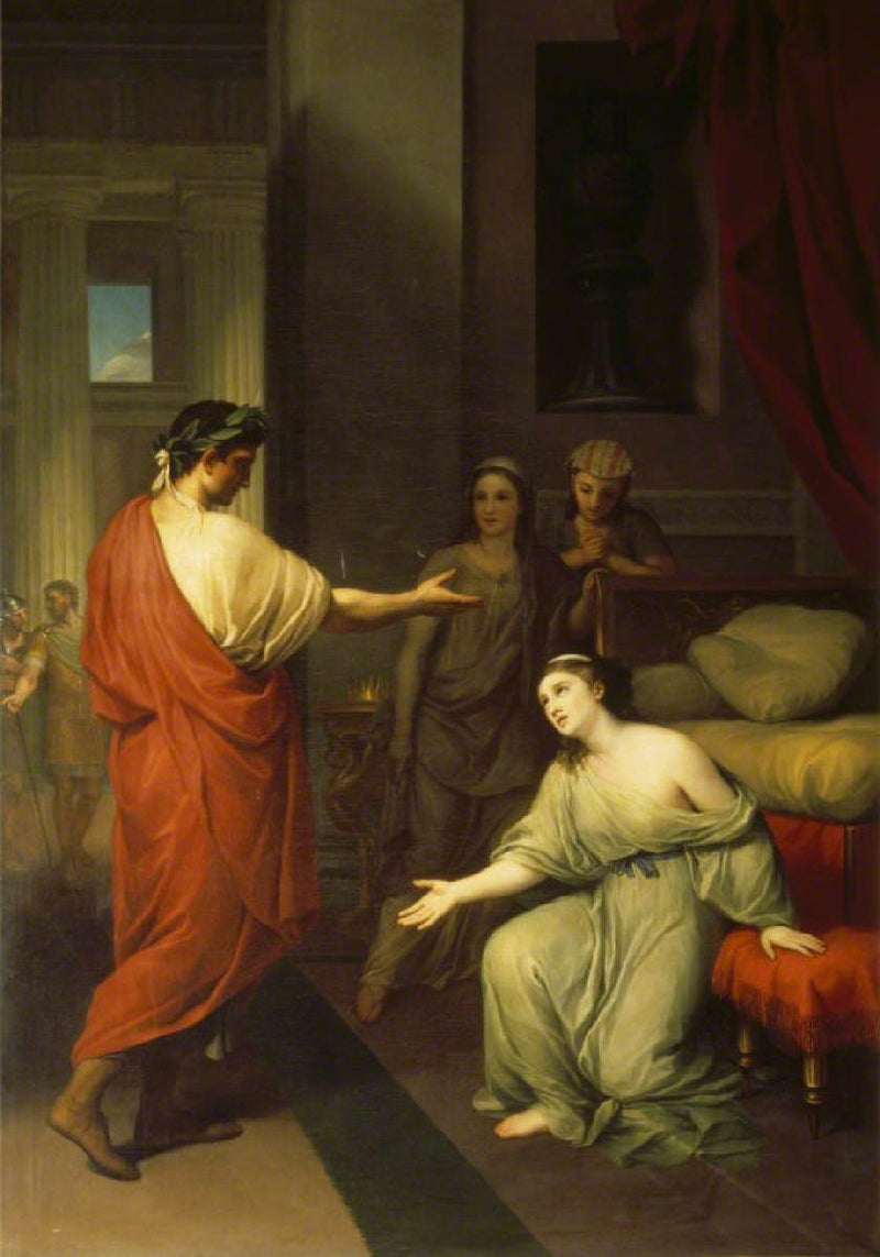Octave e Cleópatra - Anton Raphael Mengs