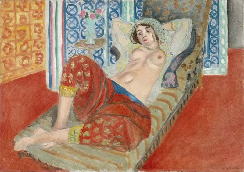 Odalisca com calça vermelha - Henri Matisse