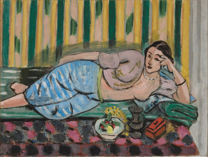 Odalisca com caixa vermelha - Henri Matisse