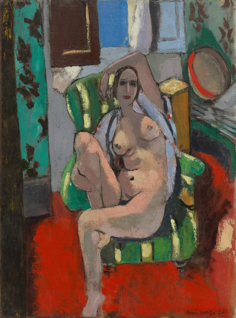 Odalisca com pandeiro - Henri Matisse