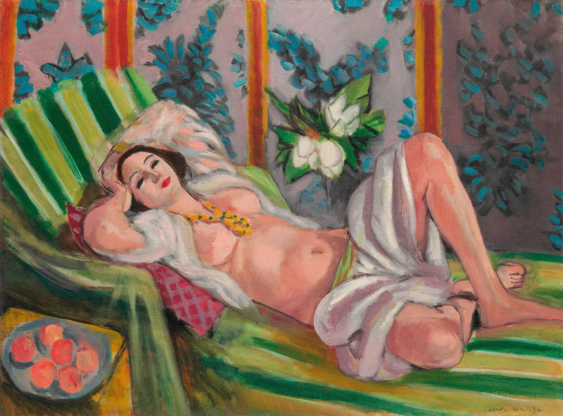 Odalisca com magnólias - Henri Matisse