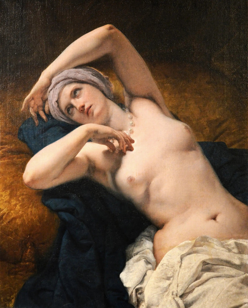 Odalisca em seu sono - Francesco Hayez