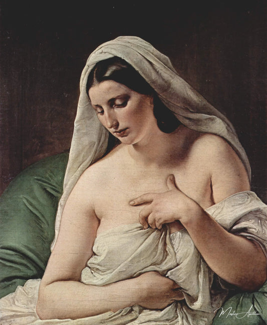 Odalisque - Francesco Hayez - Reproductions de tableaux et peintures haut de gamme