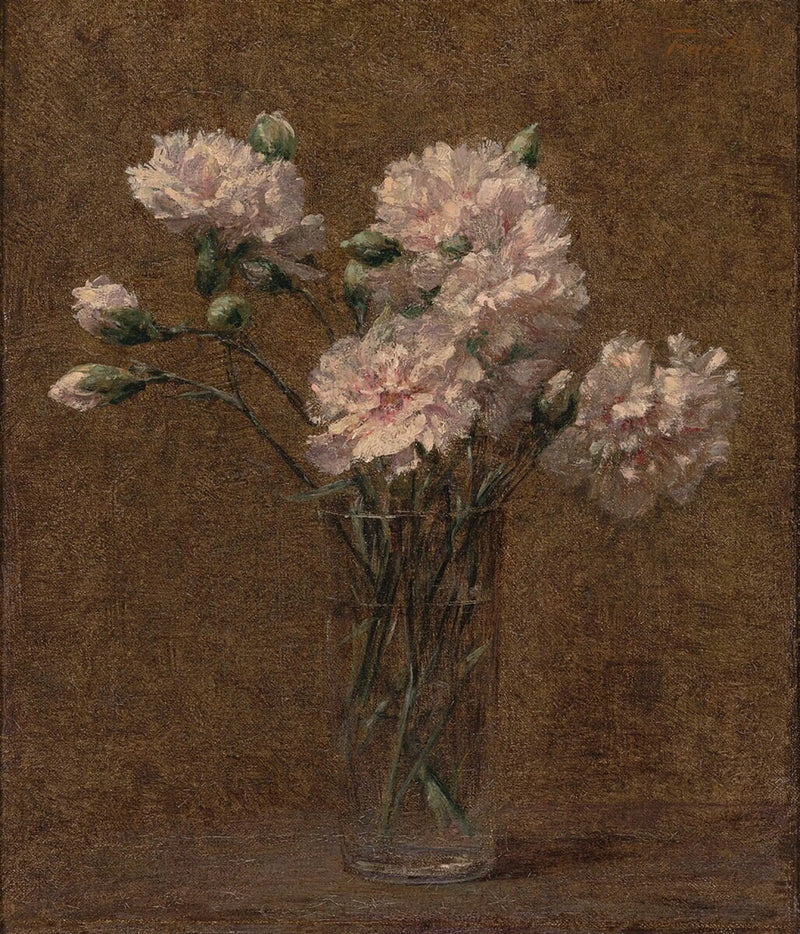 Olholets brancos em um copo - Henri Fantin-Latour