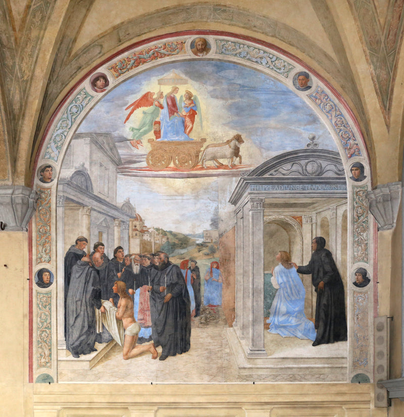 Obra de São Filipe Benizi - Cosimo Rosselli