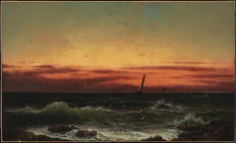 Off Shore: Após a Tempestade - Martin Johnson Heade