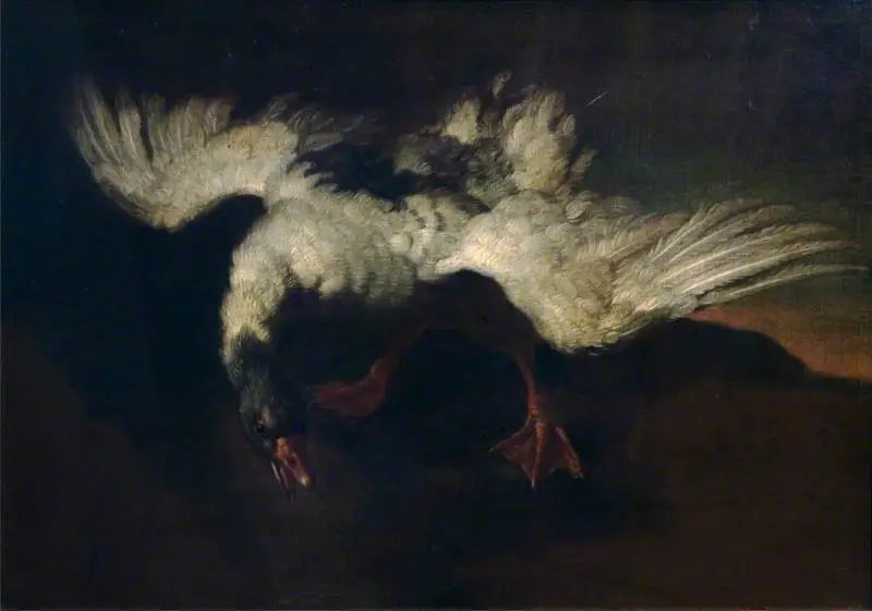 Coruja com asas abertas - George Stubbs