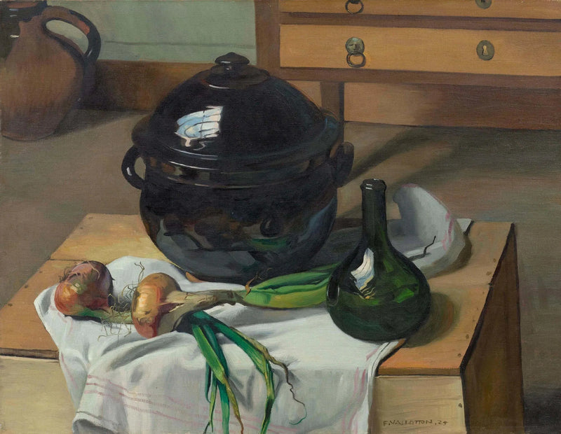 Cebolas e sopa - Félix Vallotton