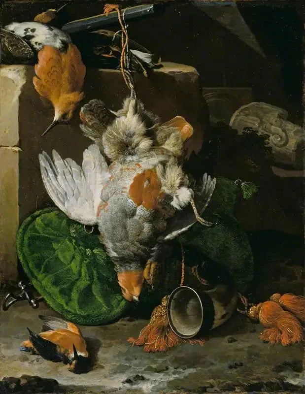 Pássaro Morto - Melchior de Hondecoeter