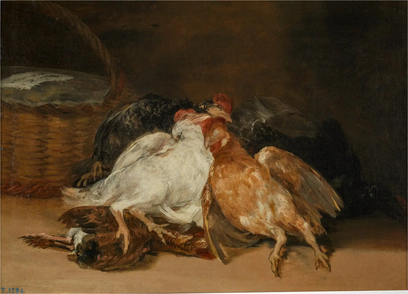 Pássaros mortos - Francisco de Goya