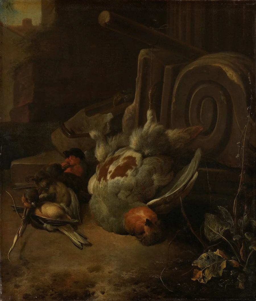 Pássaros mortos - Melchior de Hondecoeter