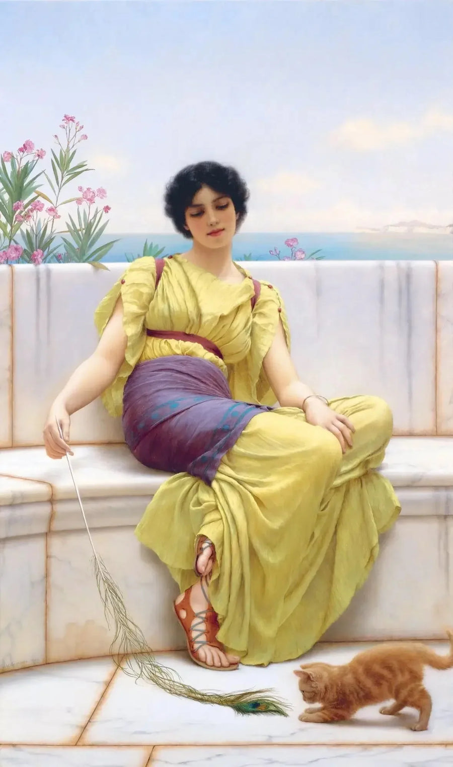 Ociosidade - John William Godward