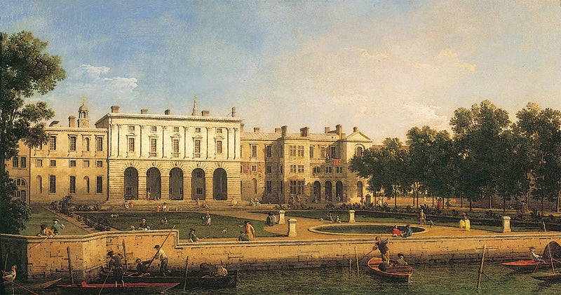 Antiga Casa Somerset às margens do Tamisa - Canaletto