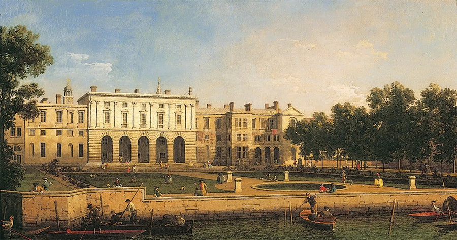 Antiga Casa Somerset às margens do Tamisa - Canaletto
