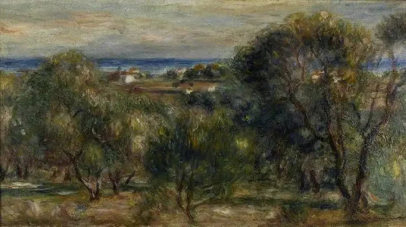 Oliveiras, Cagnes - Pierre-Auguste Renoir