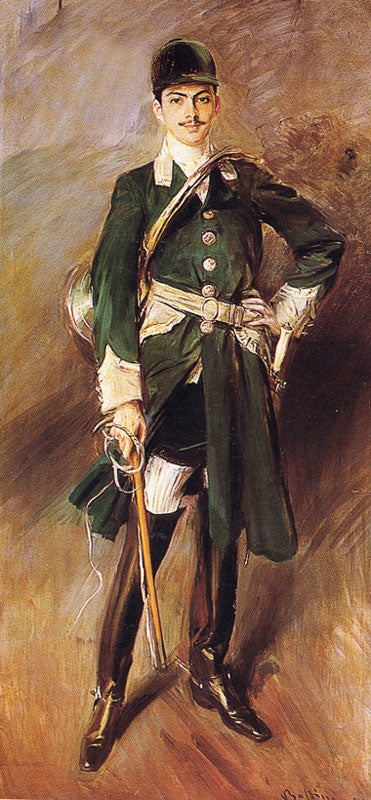 Olympe Hériot como mestre de embarcação - Giovanni Boldini