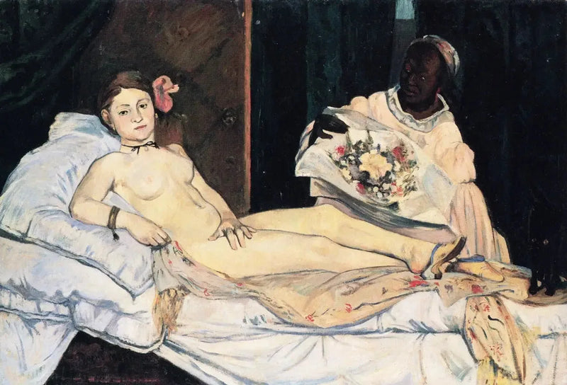 Olympia, cópia de Manet - Paul Gauguin