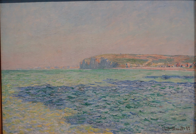 Sombras no mar, falésias em Pourville W792 - Monet