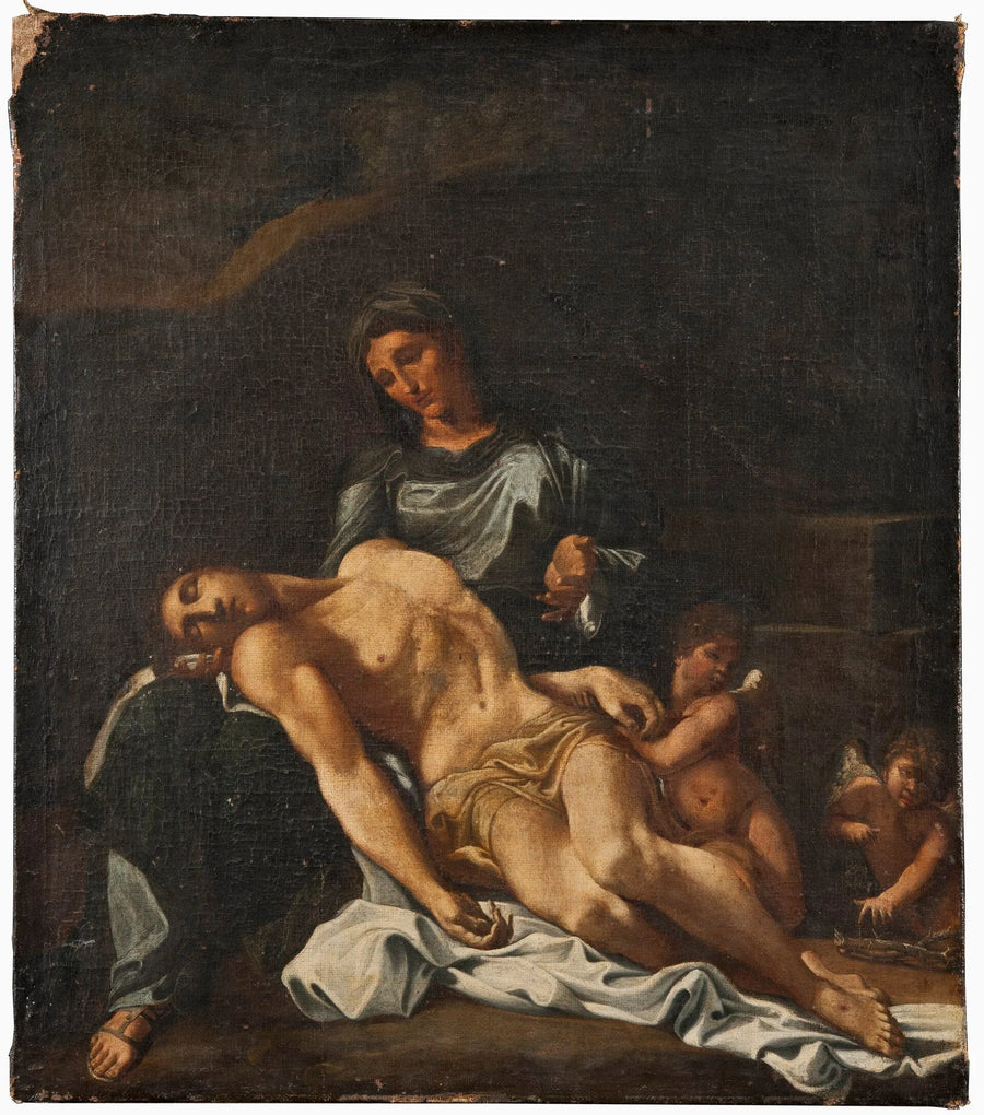 Reproduzido até NM 7172. Pietà - Annibale Carracci