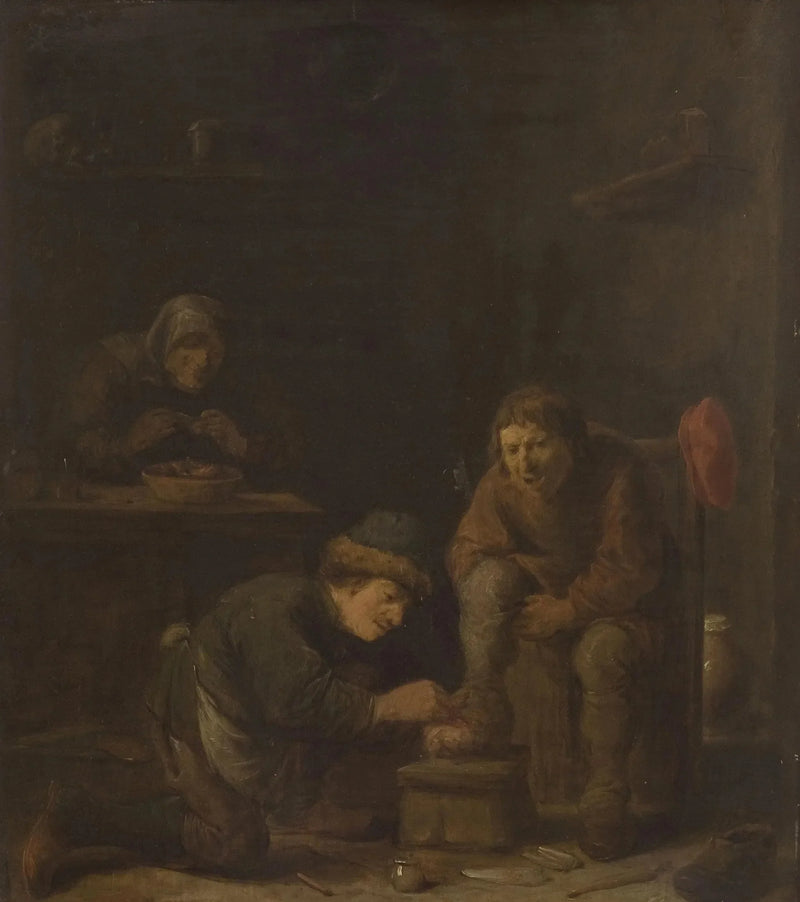 Operação do pé - David Teniers, o Jovem