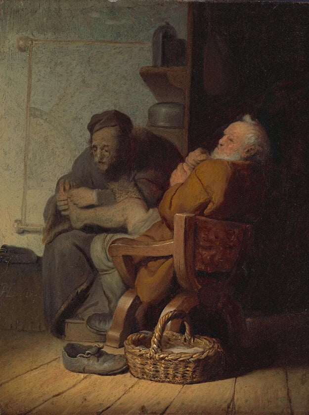 A operação do pé - Rembrandt