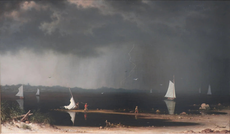 Tempestade na baía de Narragansett - Martin Johnson Heade
