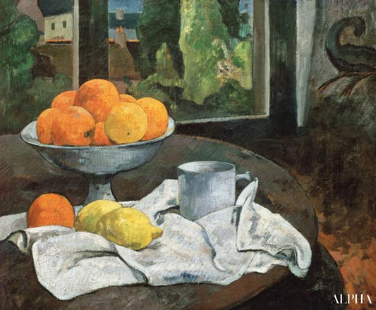 Oranges et citrons avec vue - Paul Gauguin - Reproductions de tableaux et peintures haut de gamme