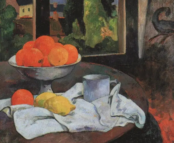 Laranjas e limões com vista para Pont-Aven - Paul Gauguin