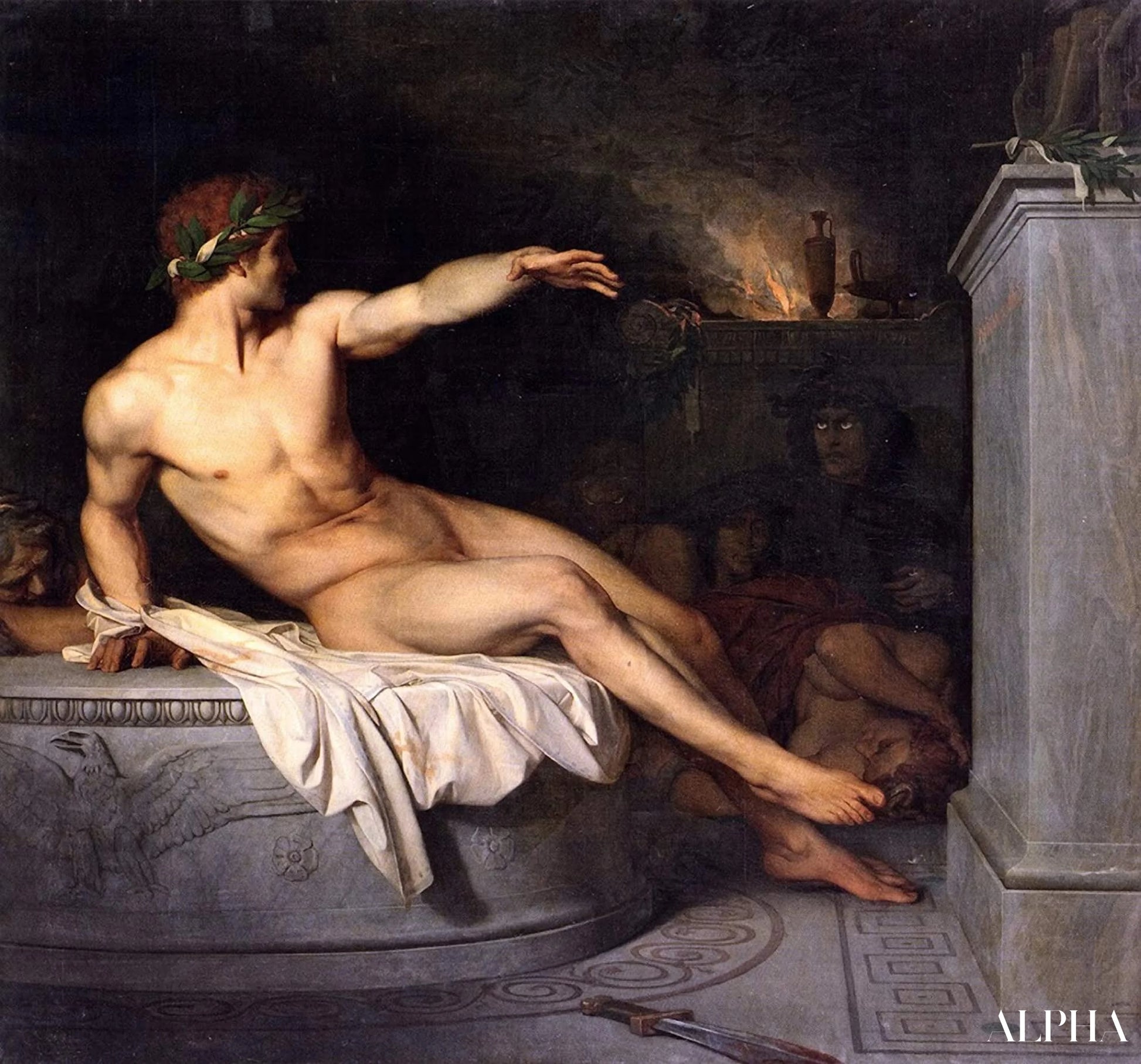 Reproduction du tableau « Orestes - Alexandre Cabanel » par Alpha Reproduction en peinture à l’huile