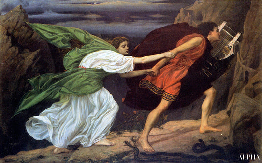 Orphée et Eurydice - Edward Poynter - Reproductions de tableaux et peintures haut de gamme