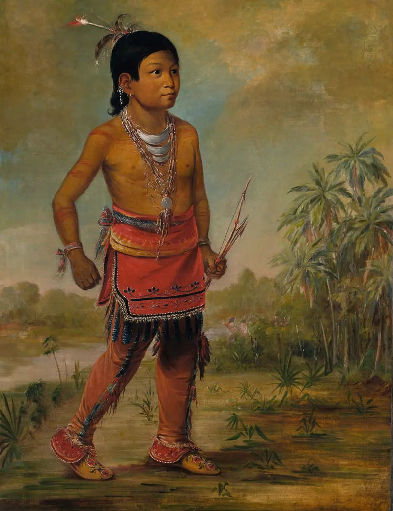 Osceola Nick-a-no-chee, um menino - George Catlin