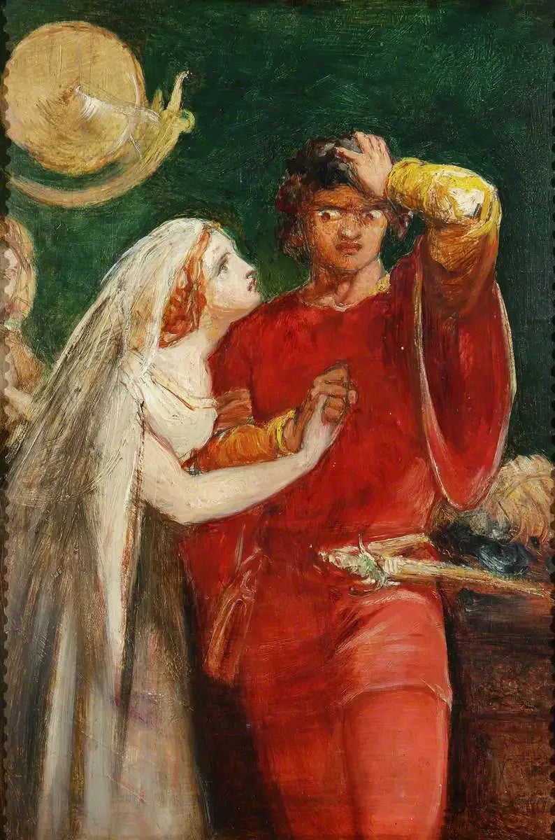 Otelo e Desdêmona - John Everett Millais