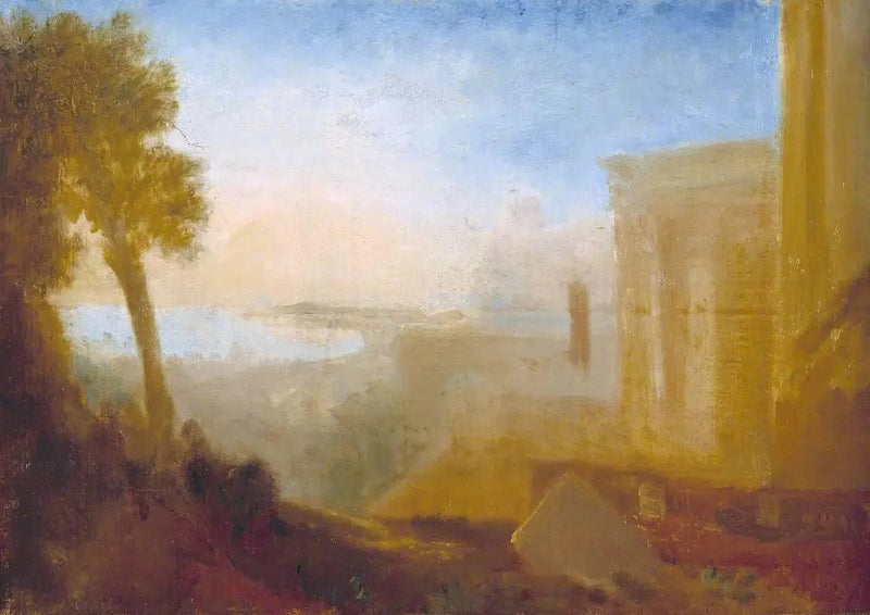 Vista da Costa, com Edifício Clássico - J. M. W. Turner