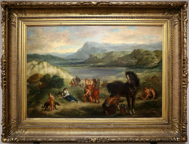 Ovídio entre os Citas - Eugène Delacroix