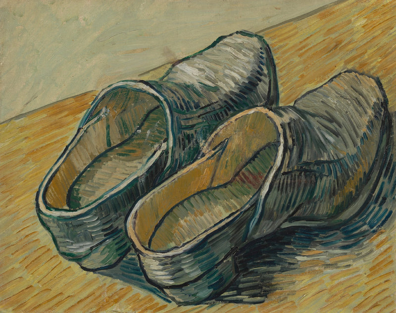 Um par de tamancos de couro - Vincent van Gogh