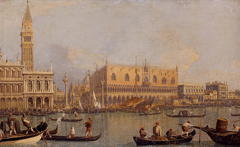 Palácio dos Doges e Praça de São Marcos - Canaletto