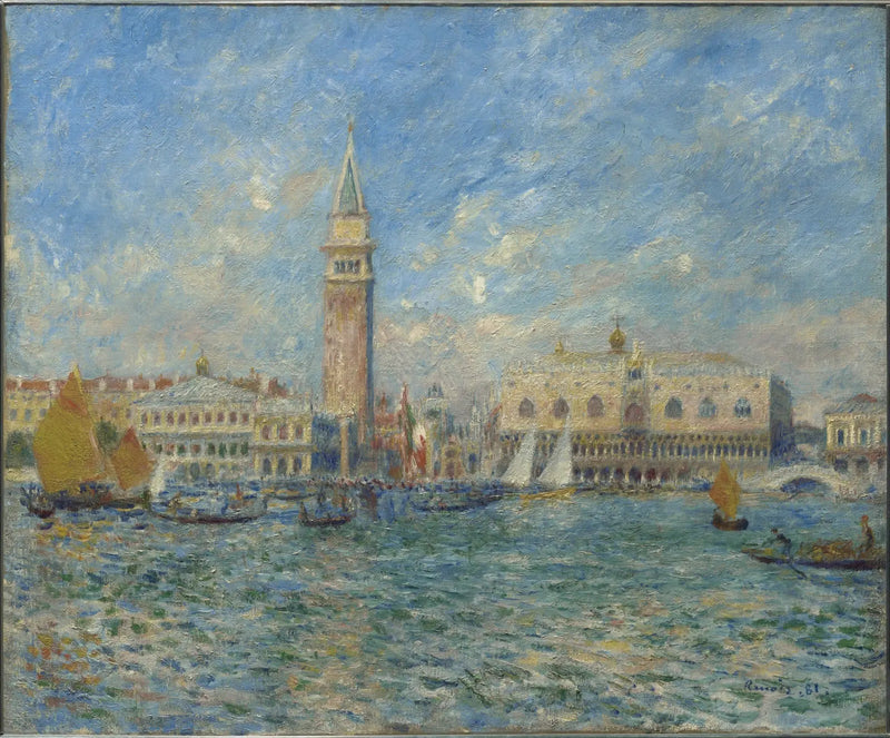 Palácio dos Doges, Veneza - Pierre-Auguste Renoir