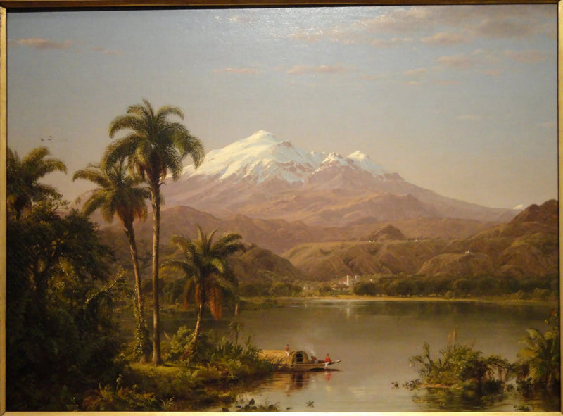 Palmeiras Tamaca - Frederic Edwin Church