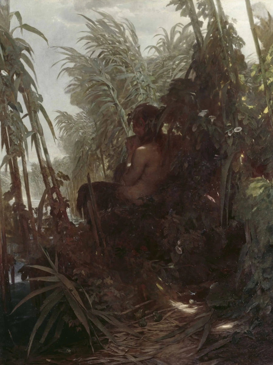 Pan no junco - Arnold Böcklin