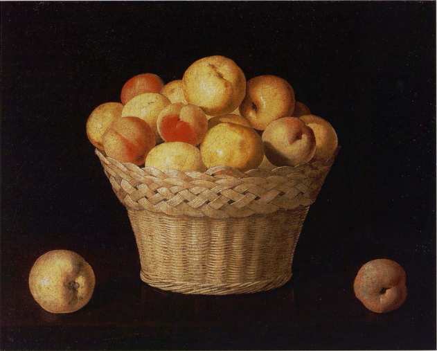 Cesto de maçãs e pêssegos - Francisco de Zurbarán