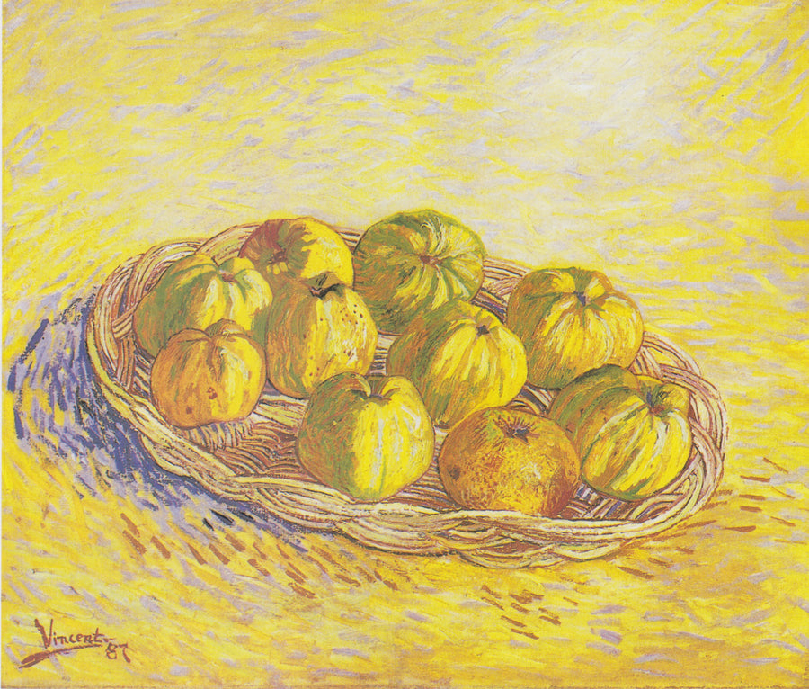 Natureza morta, cesta de maçãs - Vincent van Gogh