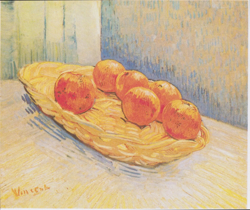 Natureza morta com cesta de laranjas - Vincent van Gogh