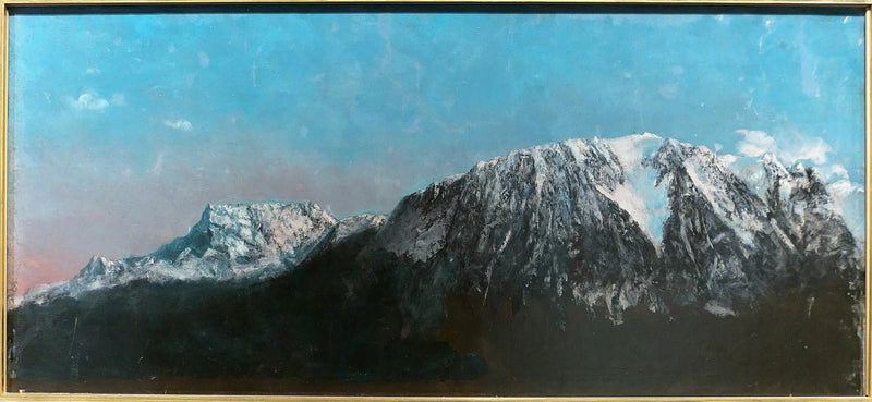 Panorama dos Alpes - Gustave Courbet