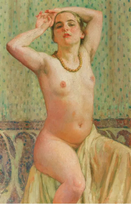Paquita com colar - Théo van Rysselberghe