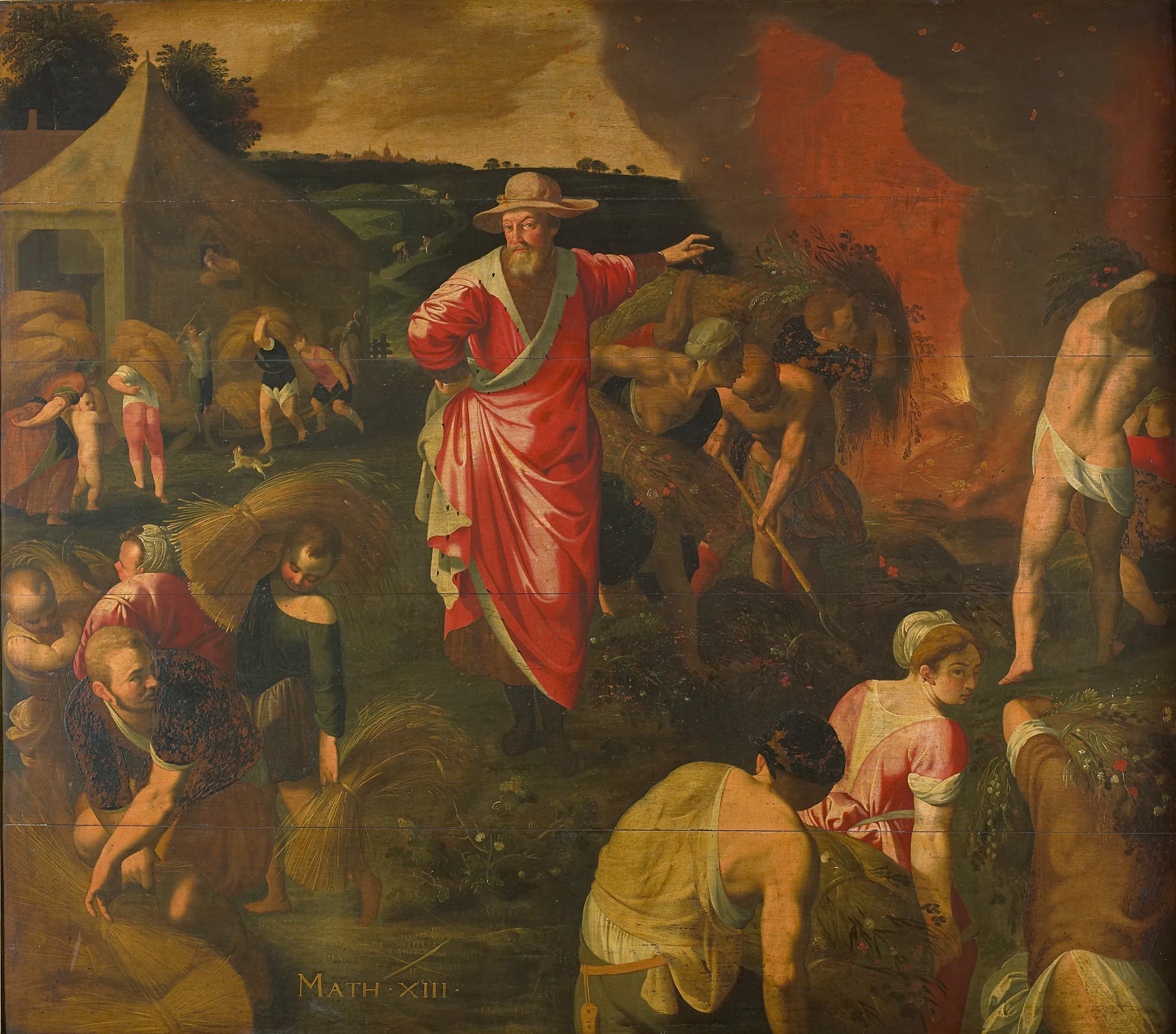 La parabole de l'ivraie parmi le blé - Isaac Claesz van Swanenburg