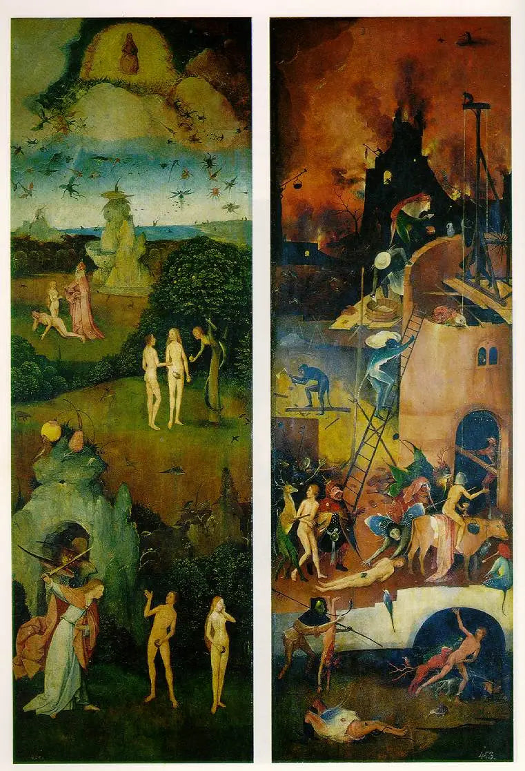 Paraíso e Inferno - Hieronymus Bosch