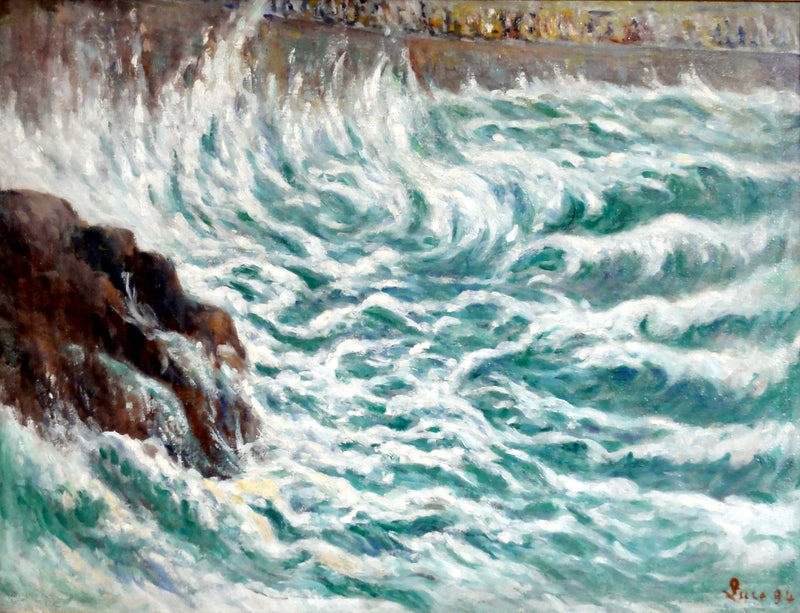 Paramé por mau tempo - Maximilien Luce