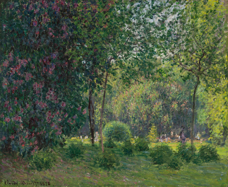 Parque Monceau W468 - Claude Monet