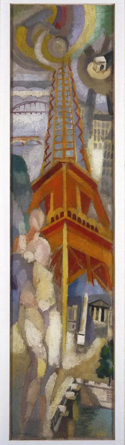 Paris, Mulher e Torre Eiffel - Robert Delaunay
